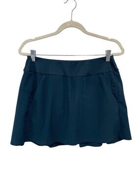 Tee Time Athletic Skort Medium Pull On Pleated Back Built In Shorts Golf Active